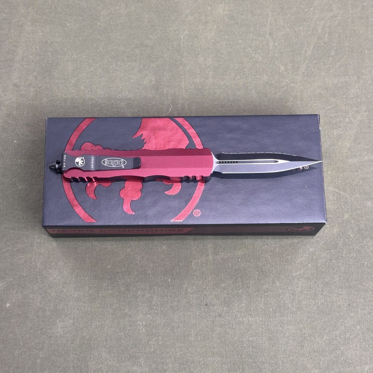 Microtech Dirac D/E Merlot Full Serrated