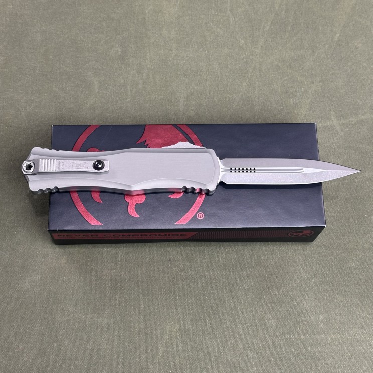 Microtech Hera II D/E Natural Clear Apocalyptic Standard